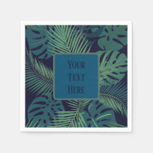 Modern tropisch donker palmblad, vijgenblad oerwou