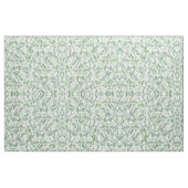 Modern tropisch groen wit groen blad stof (Yard (91,4 cm))