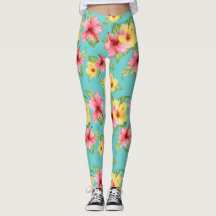 Modern Tropisch Hibiscus Bloemen Girly Chic Patroo