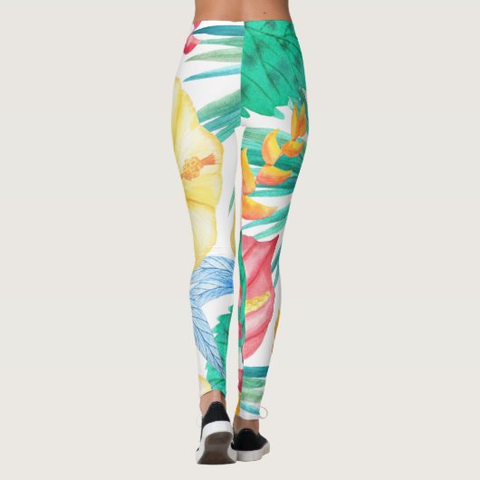 Modern tropisch leggings (Achterkant)