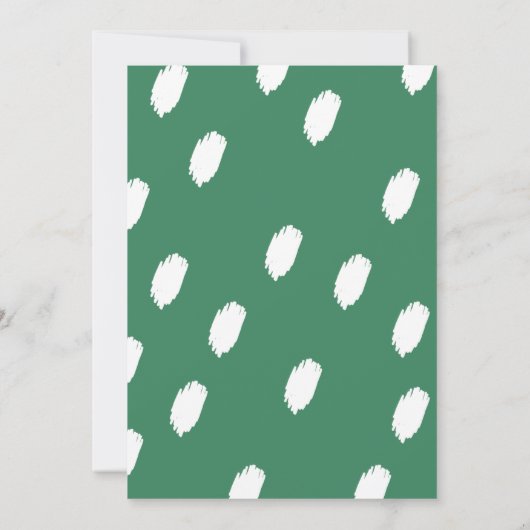 Modern Tropisch Monstera Green Leaf Baby shower Bedankkaart (Achterkant)