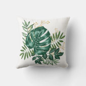 Modern tropisch Oerwoud Kussen (Achterkant)