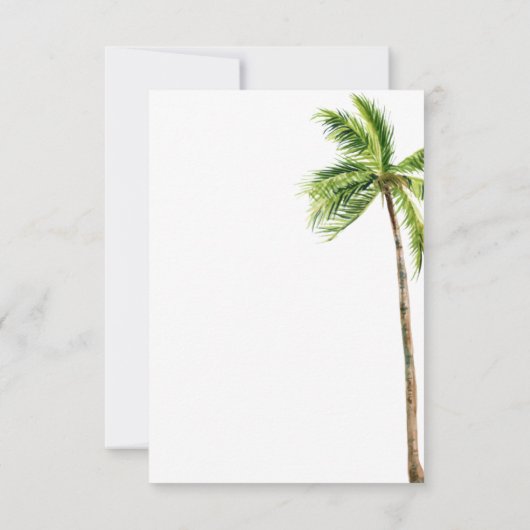 Modern Tropisch palm Bachelorette Weekend Packs (Achterkant)