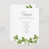 Modern Tropisch palm Bachelorette Weekend Packs (Voorkant / Achterkant)