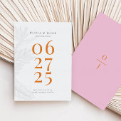 Modern tropisch sparen de Datum Kaart