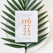 Modern tropisch sparen de Datum Kaart