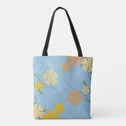 Modern tropisch tote bag (Achterkant)