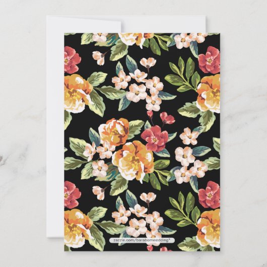 Modern tropisch | "We zijn betrokken" Engaged Part Kaart (Achterkant)