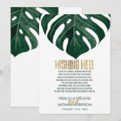 Modern Tropisch Zwitsers gouddewik Kaart (Voorkant / Achterkant)