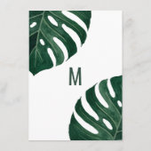 Modern Tropisch Zwitsers kaasdeeg met goudweddensc Menu (Achterkant)