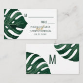 Modern Tropisch Zwitsers kaasdeeg met goudweddensc Plaatskaartje (Voorkant / Achterkant)