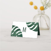 Modern Tropisch Zwitsers kaasdeeg met goudweddensc Plaatskaartje (Achterkant)