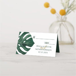 Modern Tropisch Zwitsers kaasdeeg met goudweddensc Plaatskaartje