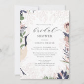 Modern Tropische Waterverf Greenery Vrijgezellenfe Kaart (Voorkant)