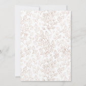 Modern Tropische Waterverf Greenery Vrijgezellenfe Kaart (Achterkant)