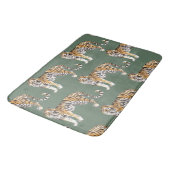 Modern tropische Waterverf tigers Wild Pattern Badmat (Gekanteld)