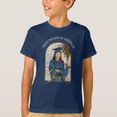 Modern Trots Brother van Afstudeerder Custom Photo T-shirt (Voorkant)