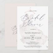 Modern trouwjurk Vrijgezellenfeest Kaart (Voorkant / Achterkant)