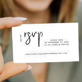 Modern trouwwebsite online rsvp informatiekaartje