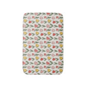 Modern Tulip Floral Pattern Soft Botanical Spring Badmat (Voorkant Verticaal)