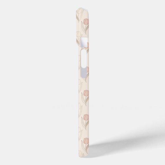 Modern Tulp Bloempatroon Case-Mate iPhone Case (Achterkant / Links)
