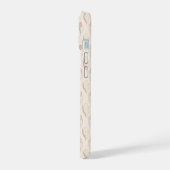 Modern Tulp Bloempatroon iPhone 15 Case (Linkerkant)