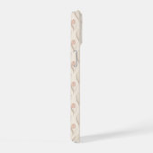 Modern Tulp Bloempatroon iPhone 15 Case (Rechterkant)