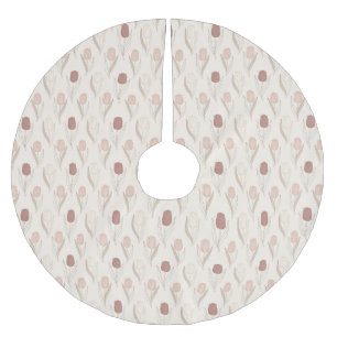Modern Tulp Bloempatroon Kerstboom Rok