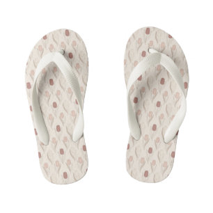 Modern Tulp Bloempatroon Kinder Teenslippers