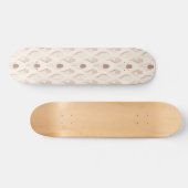 Modern Tulp Bloempatroon Persoonlijk Skateboard (Horizontaal)