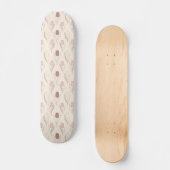 Modern Tulp Bloempatroon Persoonlijk Skateboard (Voorkant)