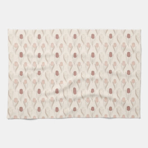 Modern Tulp Bloempatroon Theedoek