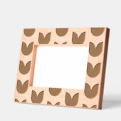 Modern tulpenbloemenpatroon gegraveerde lijstjes (Links)