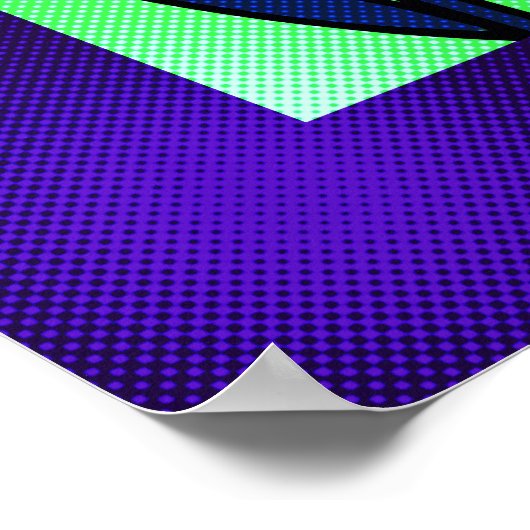 Modern tulpenduo: minimalistische tuin poster (Hoek)