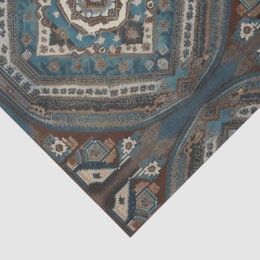 Modern Turks Mooi Oud Patroon Collectie Tissuepapier (Detail)