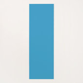 Modern turquoise aqua abstract patroon yogamat (Achterkant)