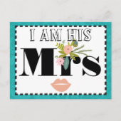 Modern Turquoise Chartreuse Damask Wedding Briefkaart (Voorkant)