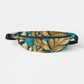 Modern Turquoise Gold Boho verlaat Collectie Heuptasje (Voorkant)
