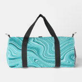 Modern turquoise marmer plunjezak (Voorkant)