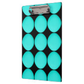 Modern Turquoise Pattern Klembord (Links)