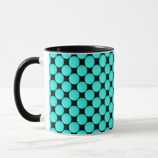 Modern Turquoise Pattern Mok (Links)