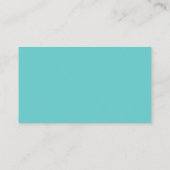 Modern Turquoise Wedding Website Informatiekaartje (Achterkant)