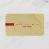 Modern Tuscan Sun Business Card Visitekaartje (Voorkant)