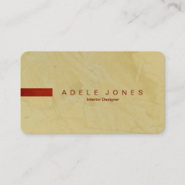 Modern Tuscan Sun Business Card Visitekaartje