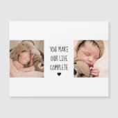 Modern Twee Foto | Jij Maakt Ons Leven Compleet  (Voorkant)