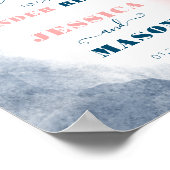 Modern Twinkle Gender onthullen welkomstbord Poster (Hoek)