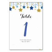 Modern Twinkle-tabelnummer Kaart (Voorkant)