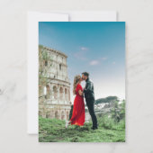 Modern Two Photo Wedding Save the Date (Achterkant)