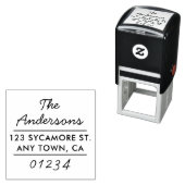 Modern type retour adres stempel (In situ)