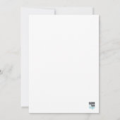 Modern type save the date (Achterkant)